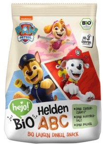 Precelki orkiszowe alfabet BIO 80 g Psi Patrol Hejo!