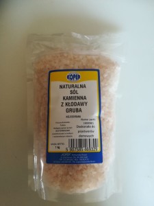 Sól naturalna kamienna z Kłodawy gruba 1kg KOPER 