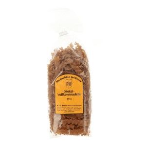 Makaron orkiszowy pełnoziarnisty  vege wstążka falista 250g Geisingen