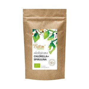 Chlorella + spirulina bio 500 tabletek BATOM