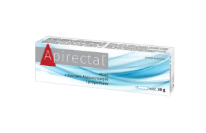 Apirectal, maść z kwasem hialuronowym i propolisem, 20 g