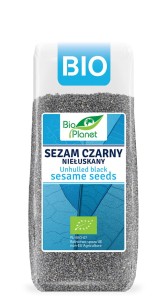 Sezam czarny niełuskany bio 200 g BIO PLANET