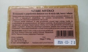 Mydło szare 200 g CARMEN