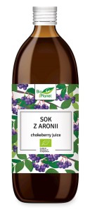 Sok z aronii bio 500 ml BIO PLANET 
