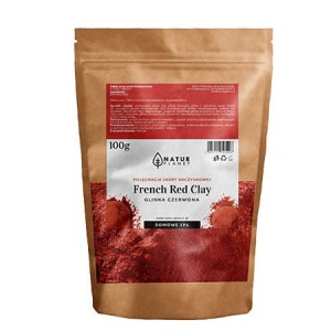 Glinka czerwona w proszku kosmetyczna naturalna 100g Natur Planet