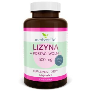 Lizyna HCL 500 mg 100 kaps. MEDVERITA