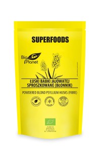 Łuski babki jajowatej sproszkowane (błonnik) bio 150 g BIO PLANET