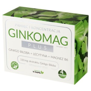 Ginkomag Plus 120 kaps. Vcaps