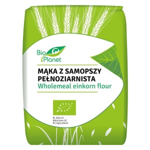 Mąka z samopszy pełnoziarnista BIO 1 kg BIO PLANET