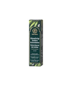 SinuGrip srebro koloidalne spray do nosa 30 ml | Herbal Monasterium