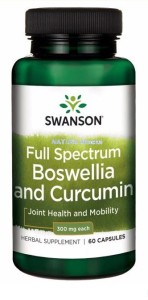Swanson Full Spectrum Boswellia z kurkuminą, 60 kapsułek