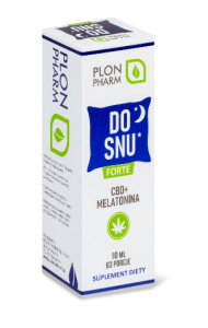 Do Snu Forte | Macerat Konopny z Melatoniną | 10ml PLON PHARM
