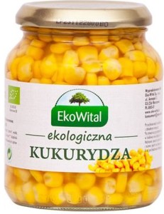 Kukurydza w zalewie 340 g / 230 g Eko Wital