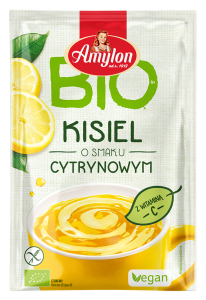 Kisiel instant o smaku cytrynowym bezglutenowy bio 30 g - AMYLON