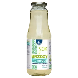 Sok z brzozy z miętą bez cukru 990 ml Oleofarm
