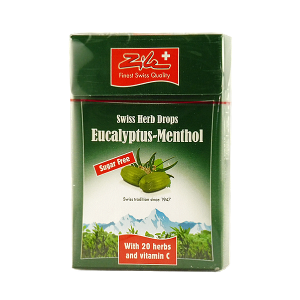 Cukierki Eukaliptus Mentol bez cukru 40 g ZILE 