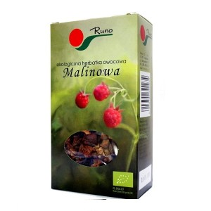 Ekologiczna herbatka malinowa 100g Runo